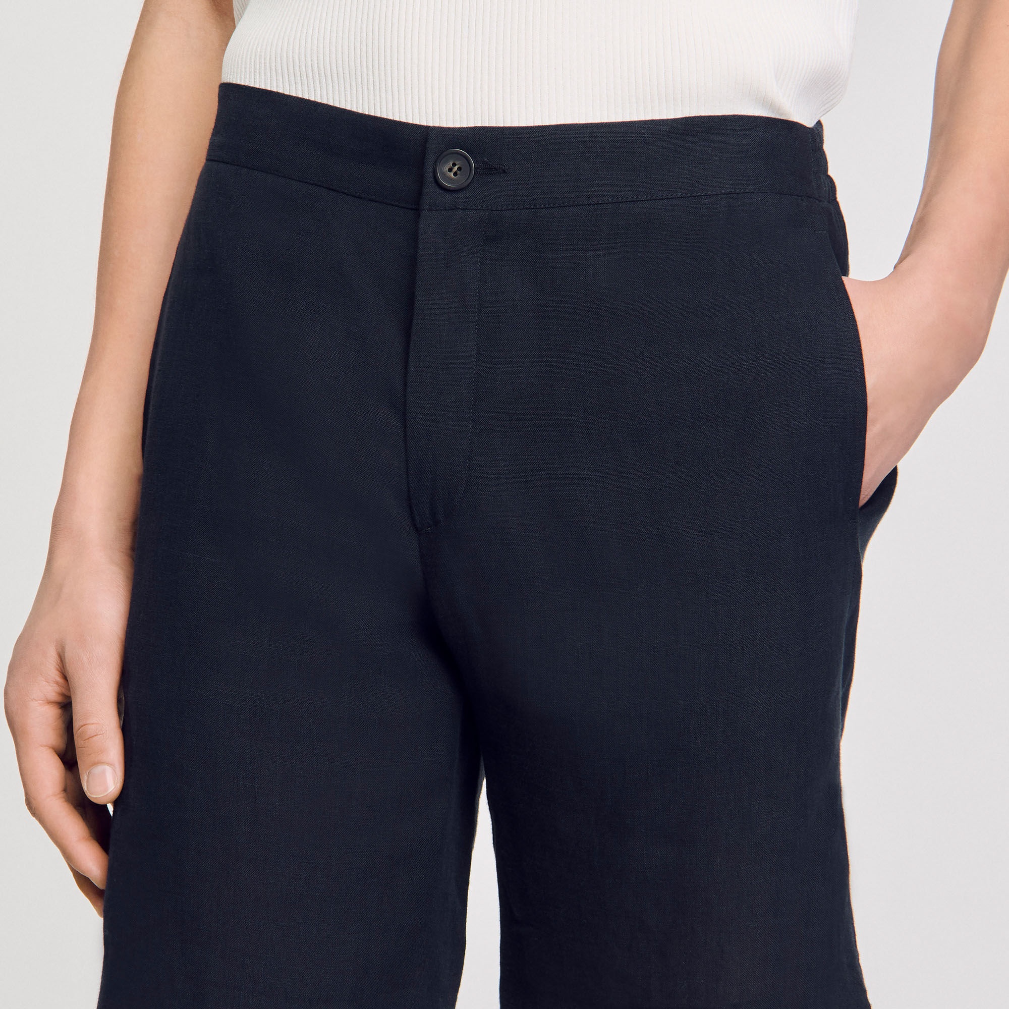 LINEN SHORTS - 3