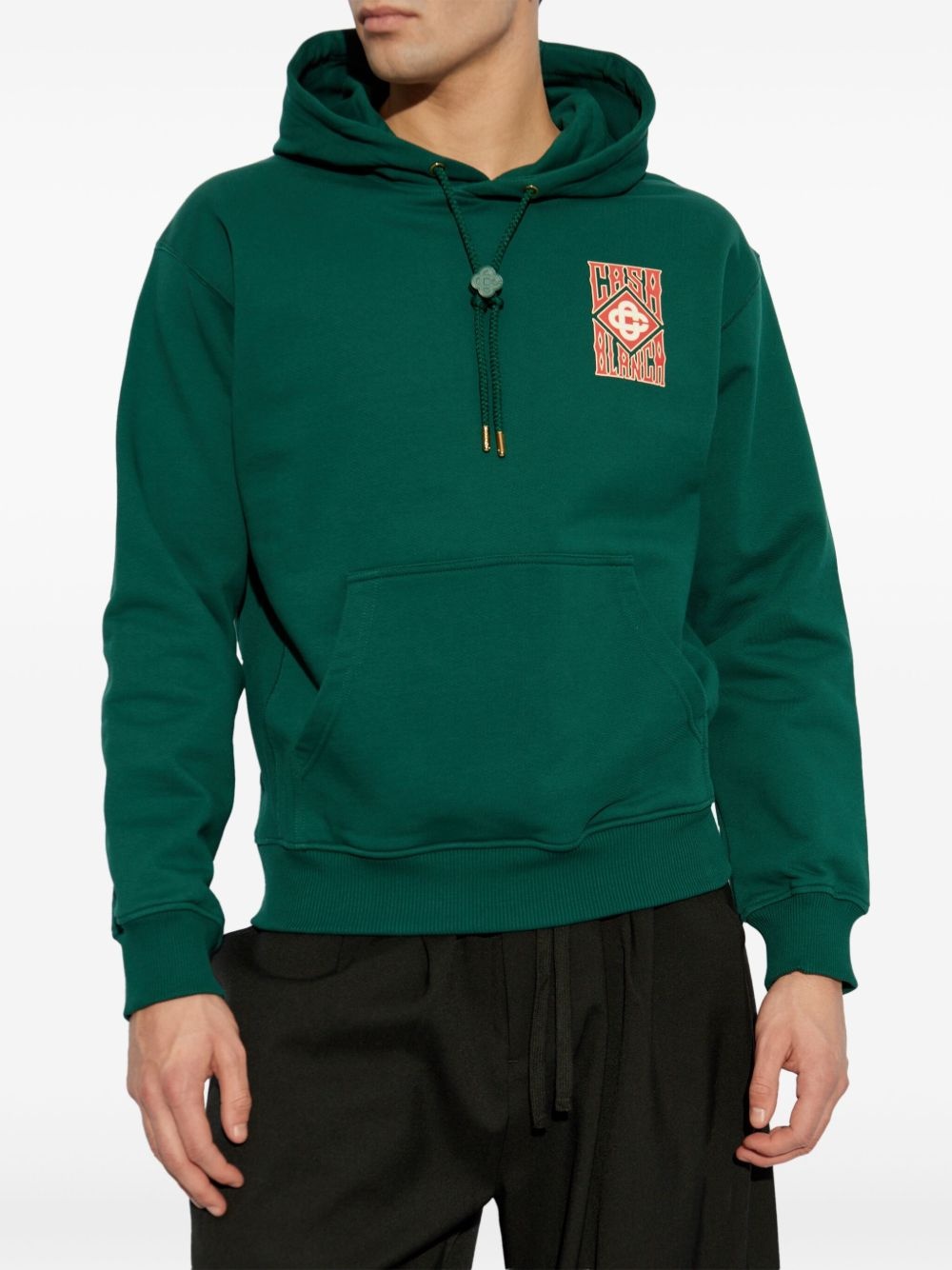 パーカー・フーディ Casablanca GOTHIC STACKED LOGO SWEATSHIRT CASABLANCA Gothic Stacked-logo hoodie | farfetch | REVERSIBLE