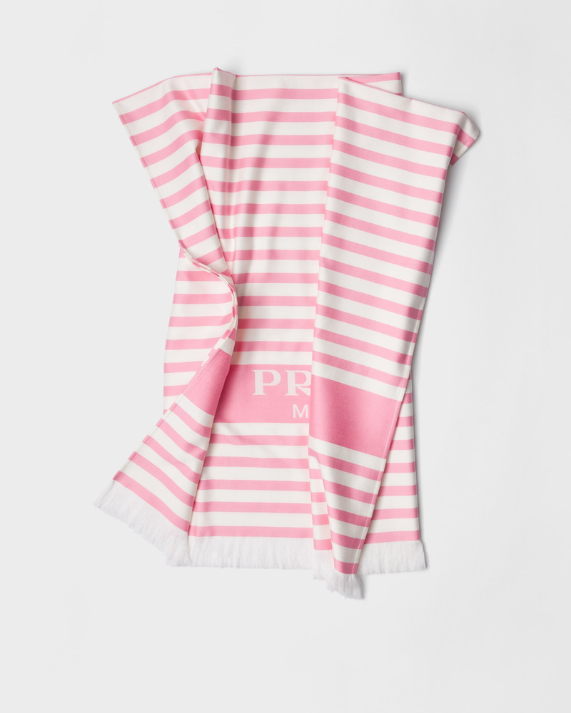 Striped cotton beach towel 3