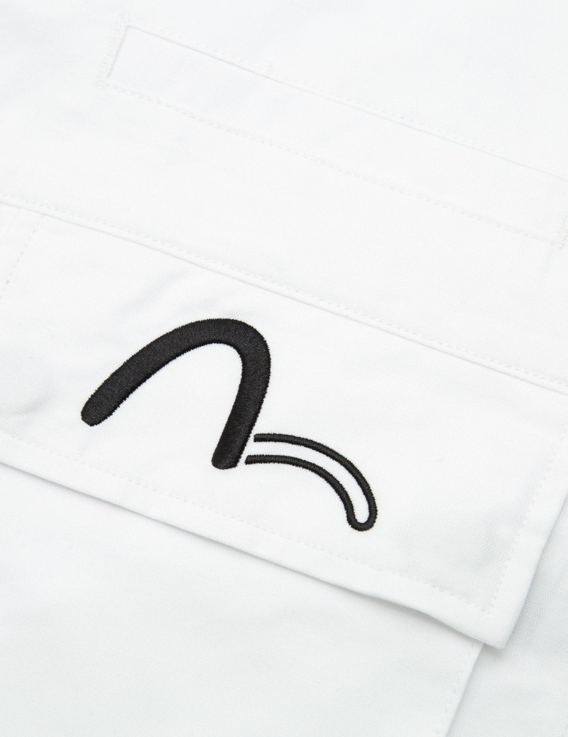 Multi Logo Print Cargo Shirt 12