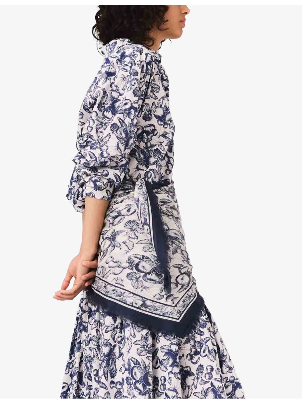 Fruit-Print Long-Sleeve Cotton Shirt - 3