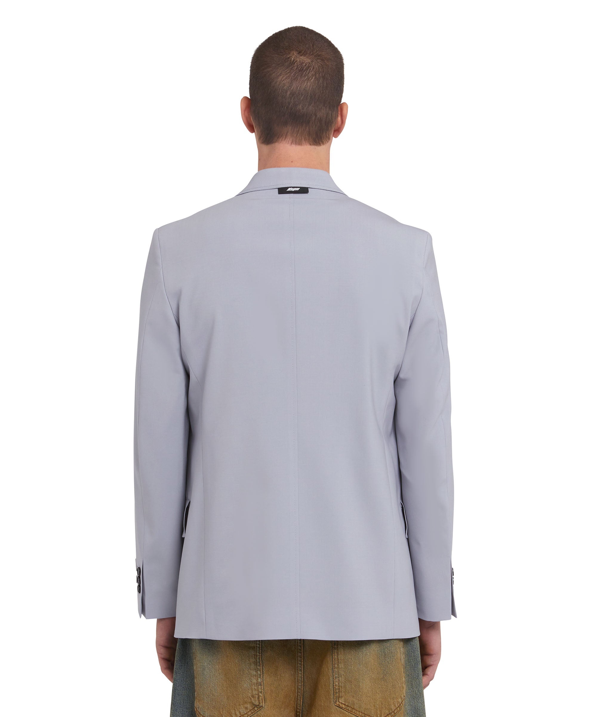 Fresh wool double-breasted jacket - 3