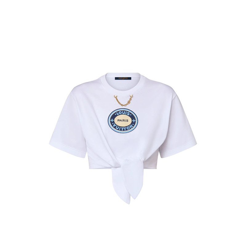 LV Patch Self-Tie T-Shirt 1