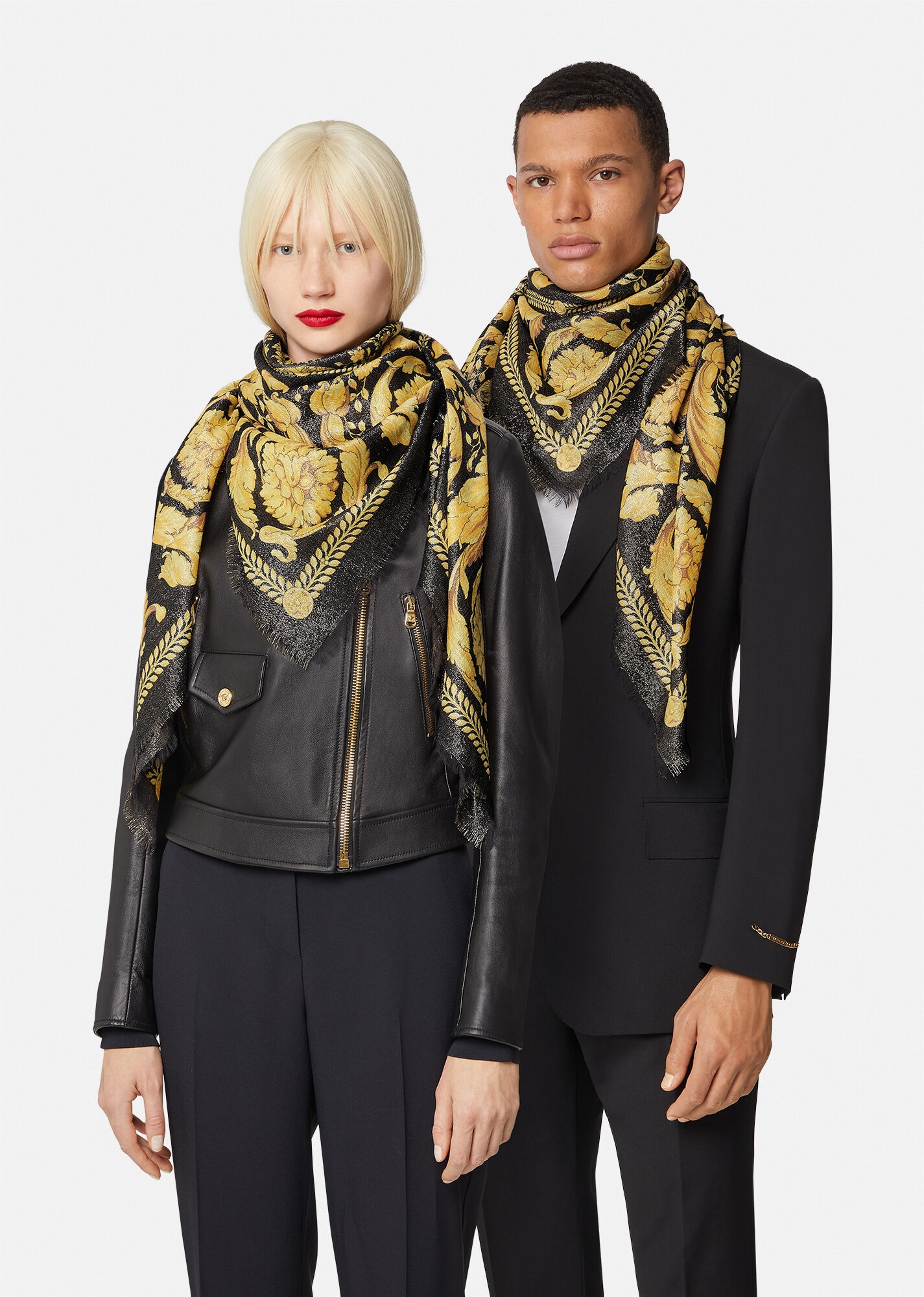 Barocco Print Scarf - 3
