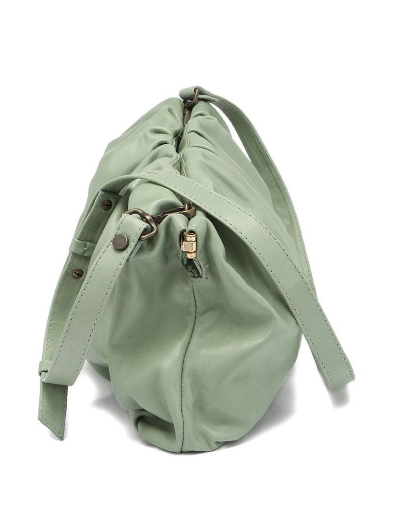 OFFICINE CREATIVE Bolina pleated leather shoulder bag outlook