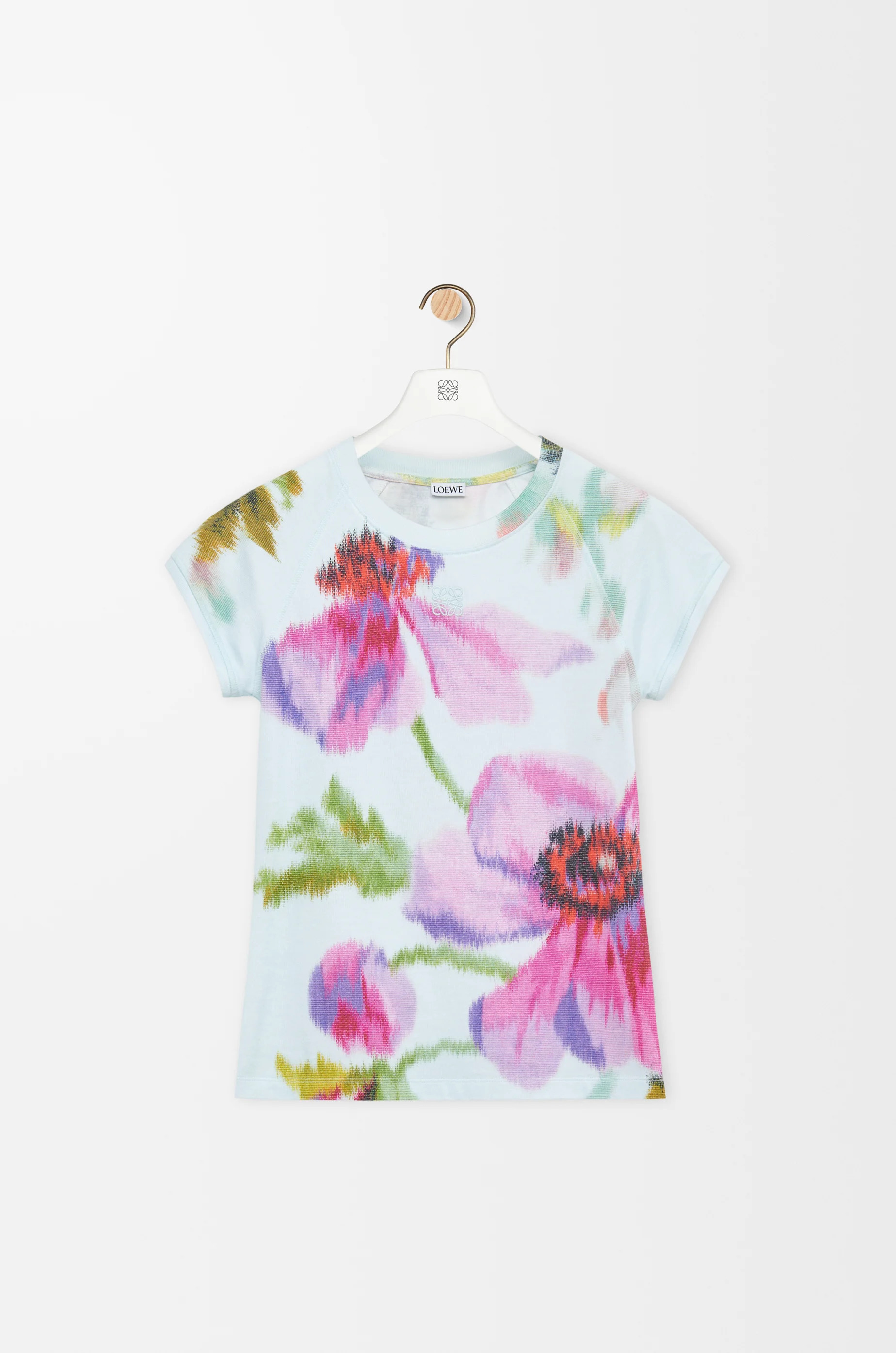 Small fit t-shirt in cotton blend - 1