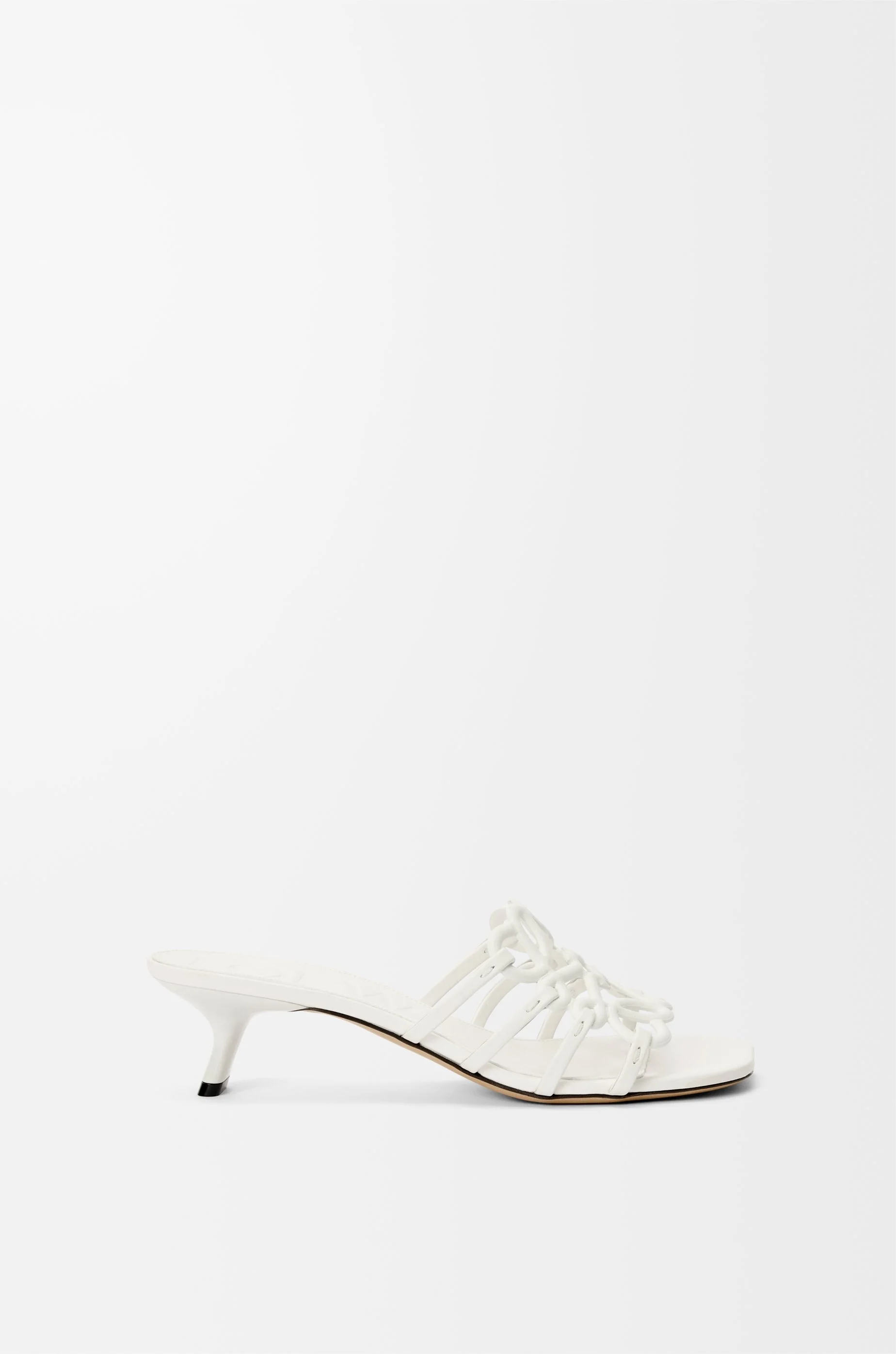 Petal Anagram slide in soft calfskin - 1