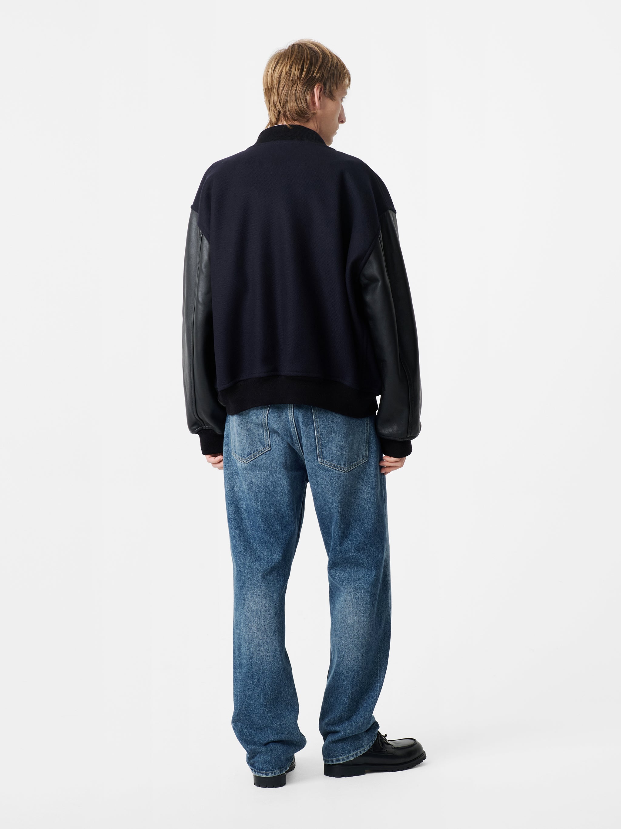 Alph Leather Bomber Jacket - 8