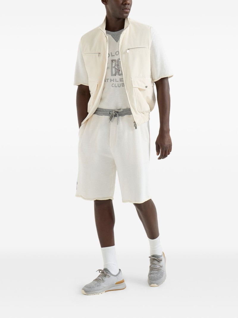 Brunello Cucinelli bonded padded gilet outlook