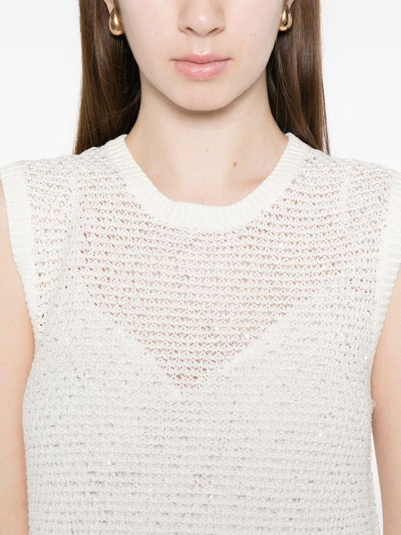 crew-neck sleeveless mini dress 5