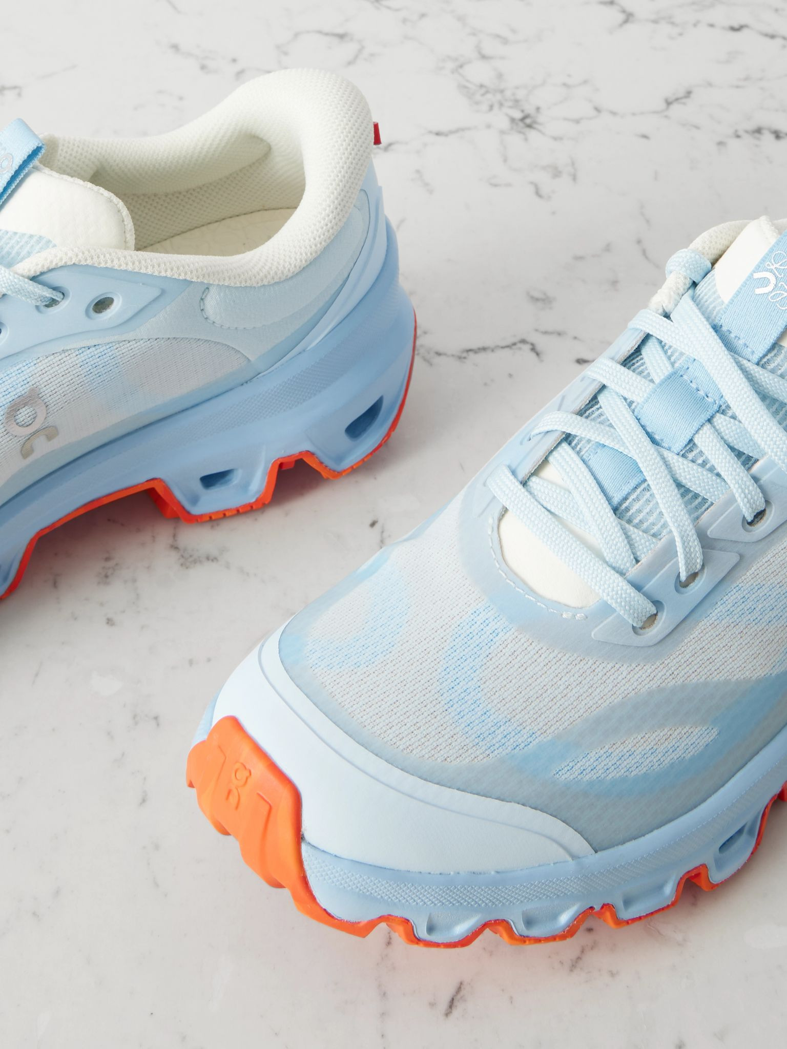 + ON CLOUDVENTURE 2.0 rubber-trimmed recycled-mesh sneakers Light blue - 4