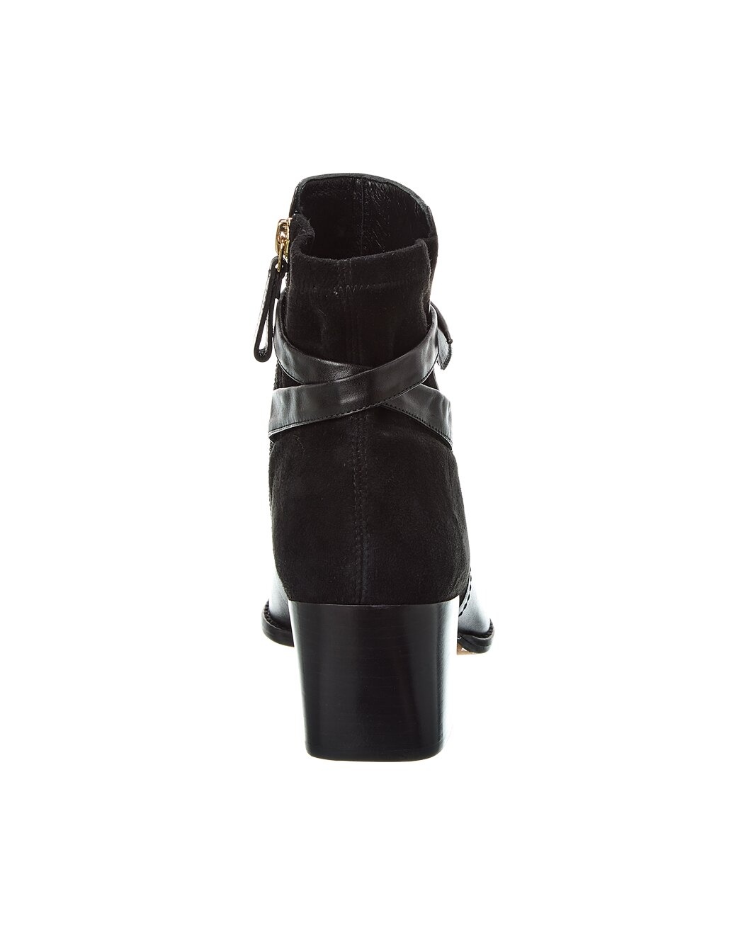 Alexandre Birman Clarita 60 Leather & Suede Bootie - 3