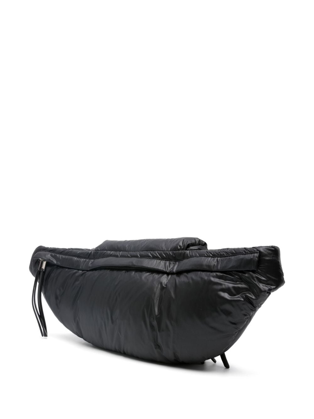 logo-print padded belt bag - 3