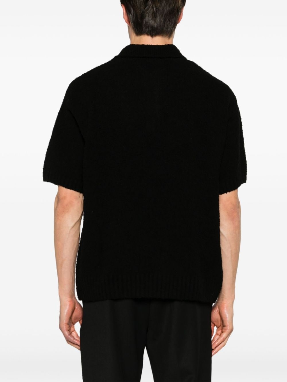 bouclÃ© knit polo shirt - 4