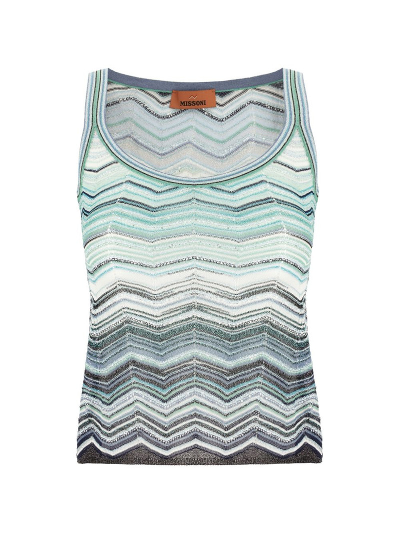 knitted sleeveless tank top 1