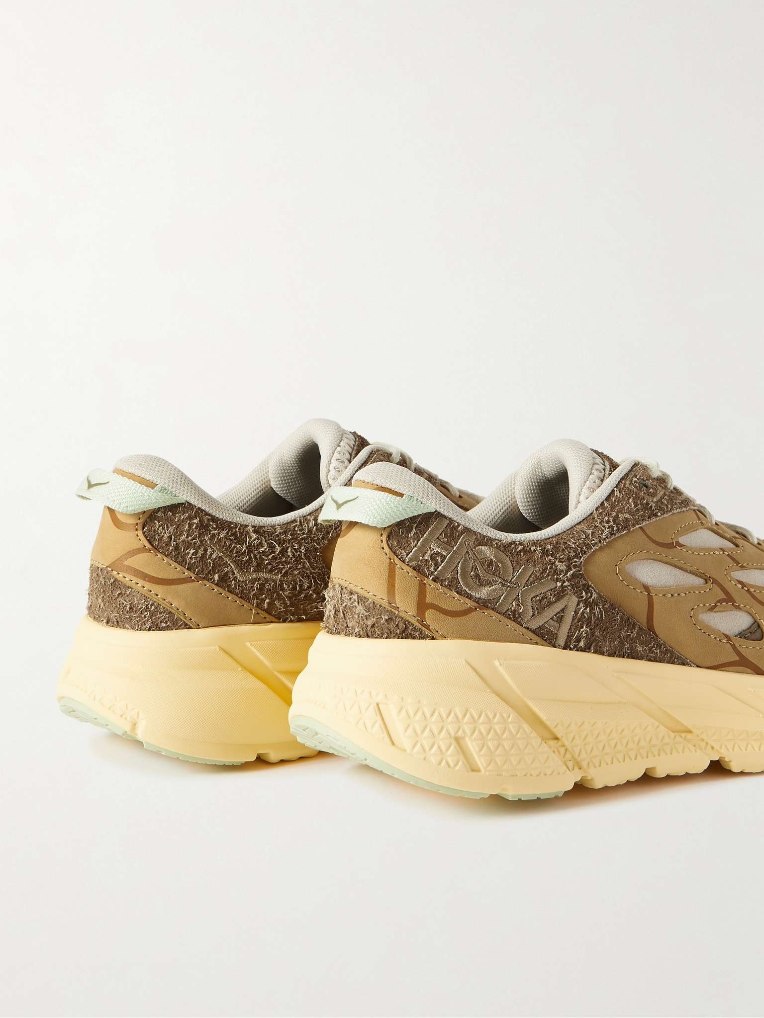 Clifton L Suede, Leather and Mesh Running Sneakers - 5