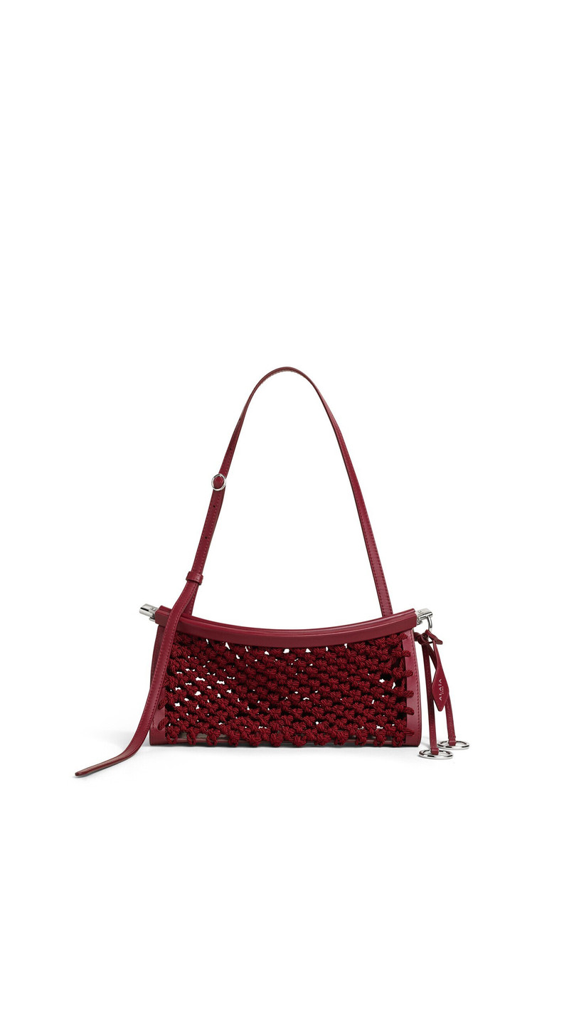 LE CLICK EAST WEST SMALL BAG IN SATIN CORD 1