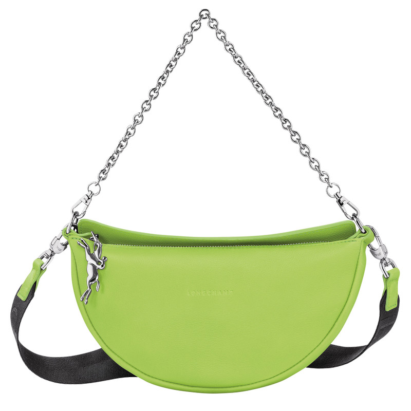 Smile S Crossbody bag Green Light - Leather 1