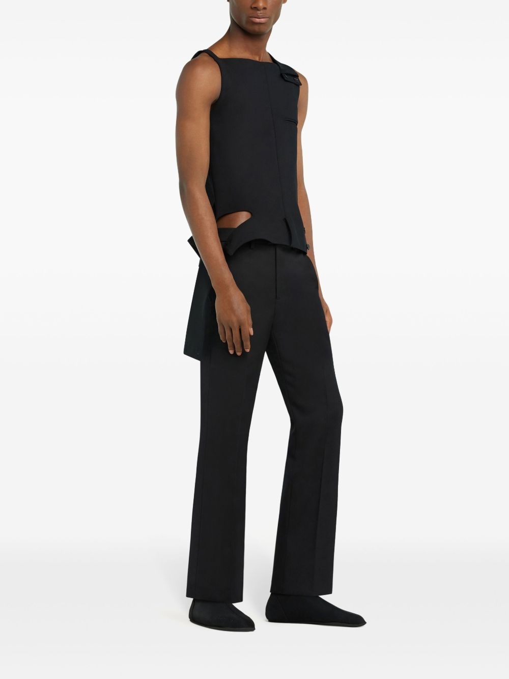 wool tailored trousers - 3