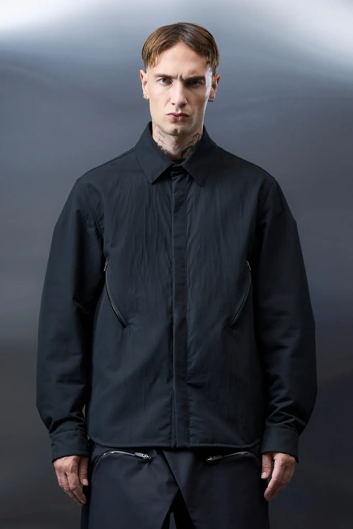 LA10A-SD Stotz® EtaProof™ Double Layer Weave Shirt Jacket Black - 1