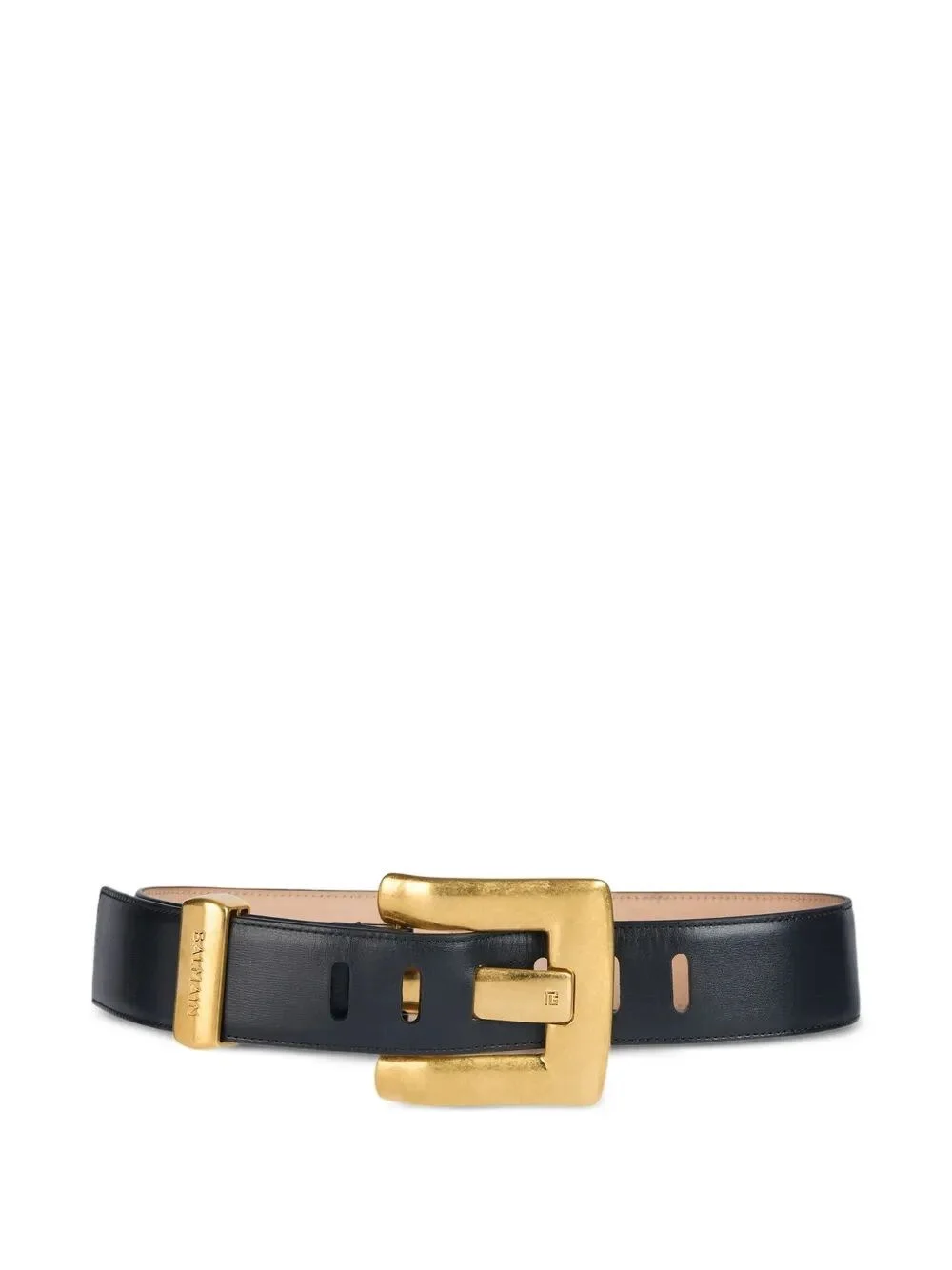 Cintura Calfskin Nera "Anthem" - 1