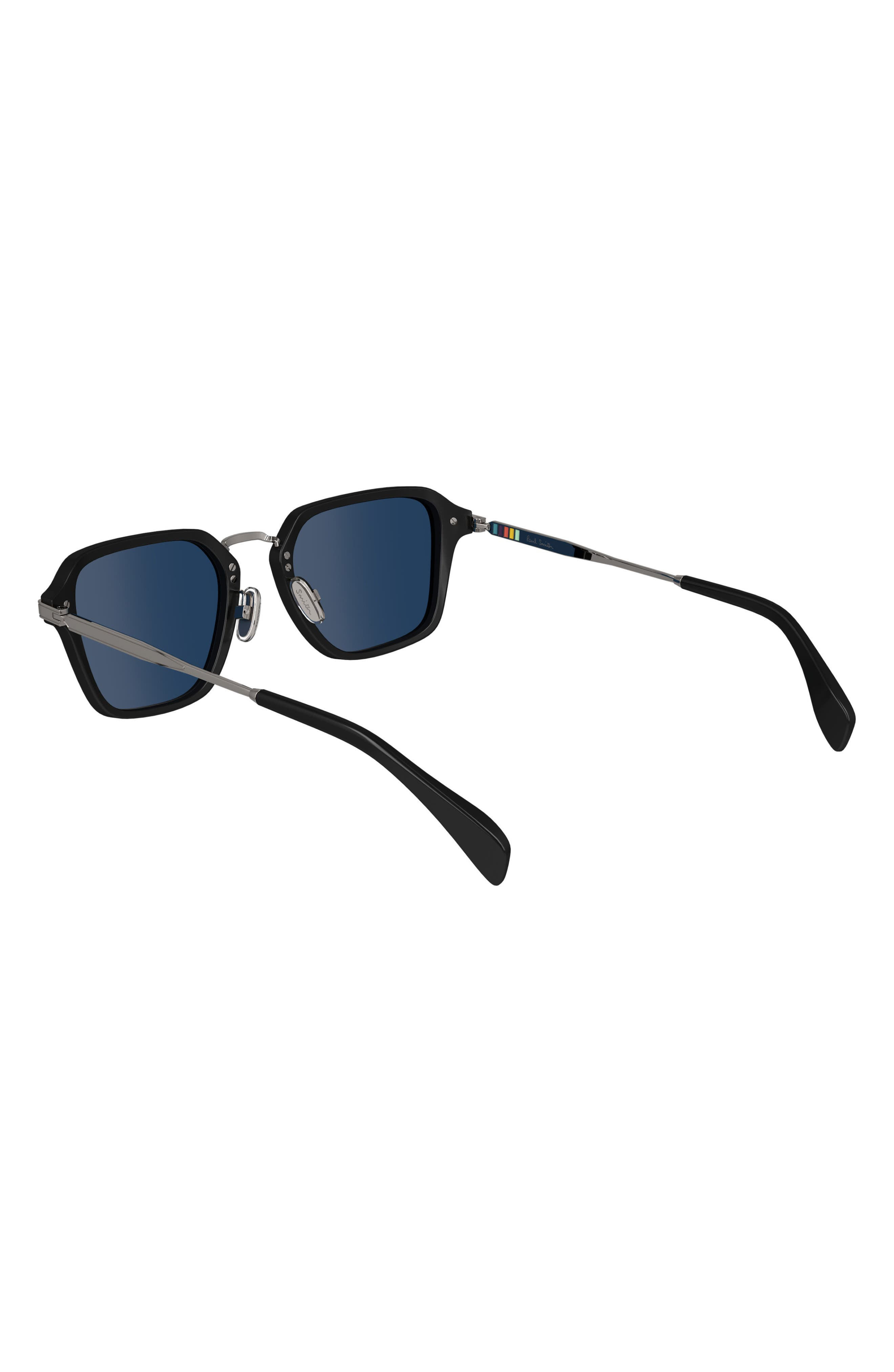 Paul Smith Kramer 52mm Rectangular Sunglasses in Black at Nordstrom - 5