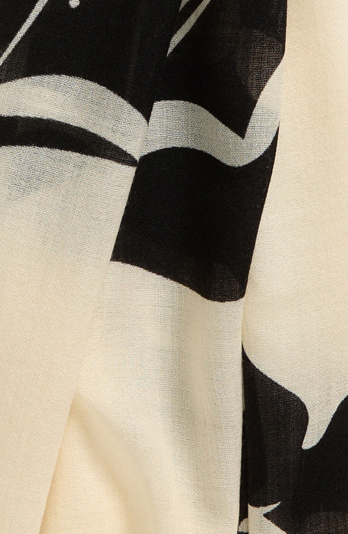 burberry Equestrian Knight Wool Fringe Scarf in Calico at Nordstrom - 4