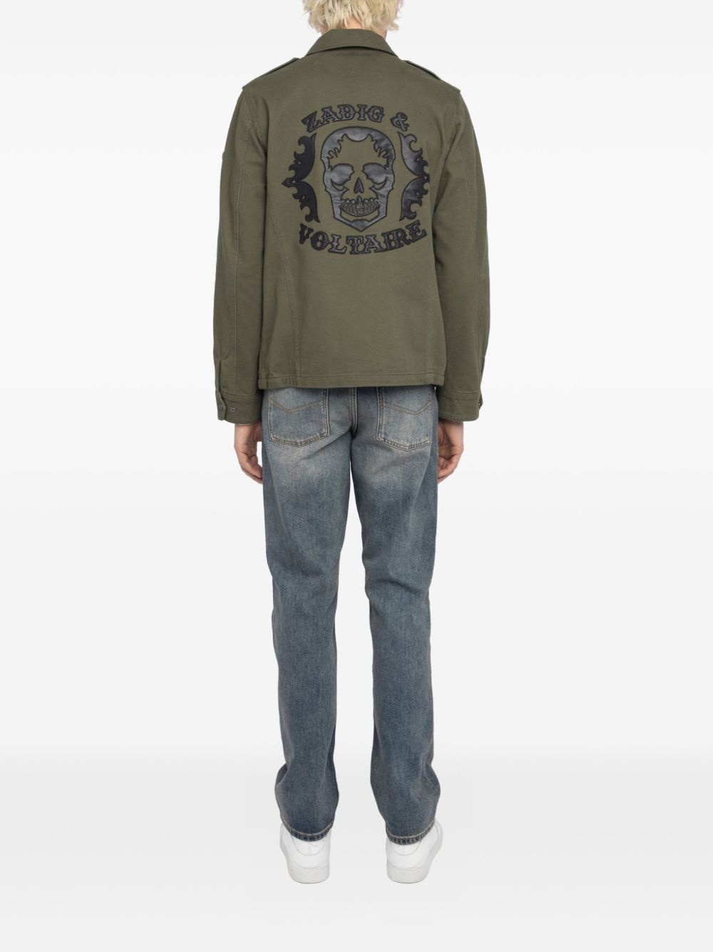 Kido skull-embroidered jacket - 3