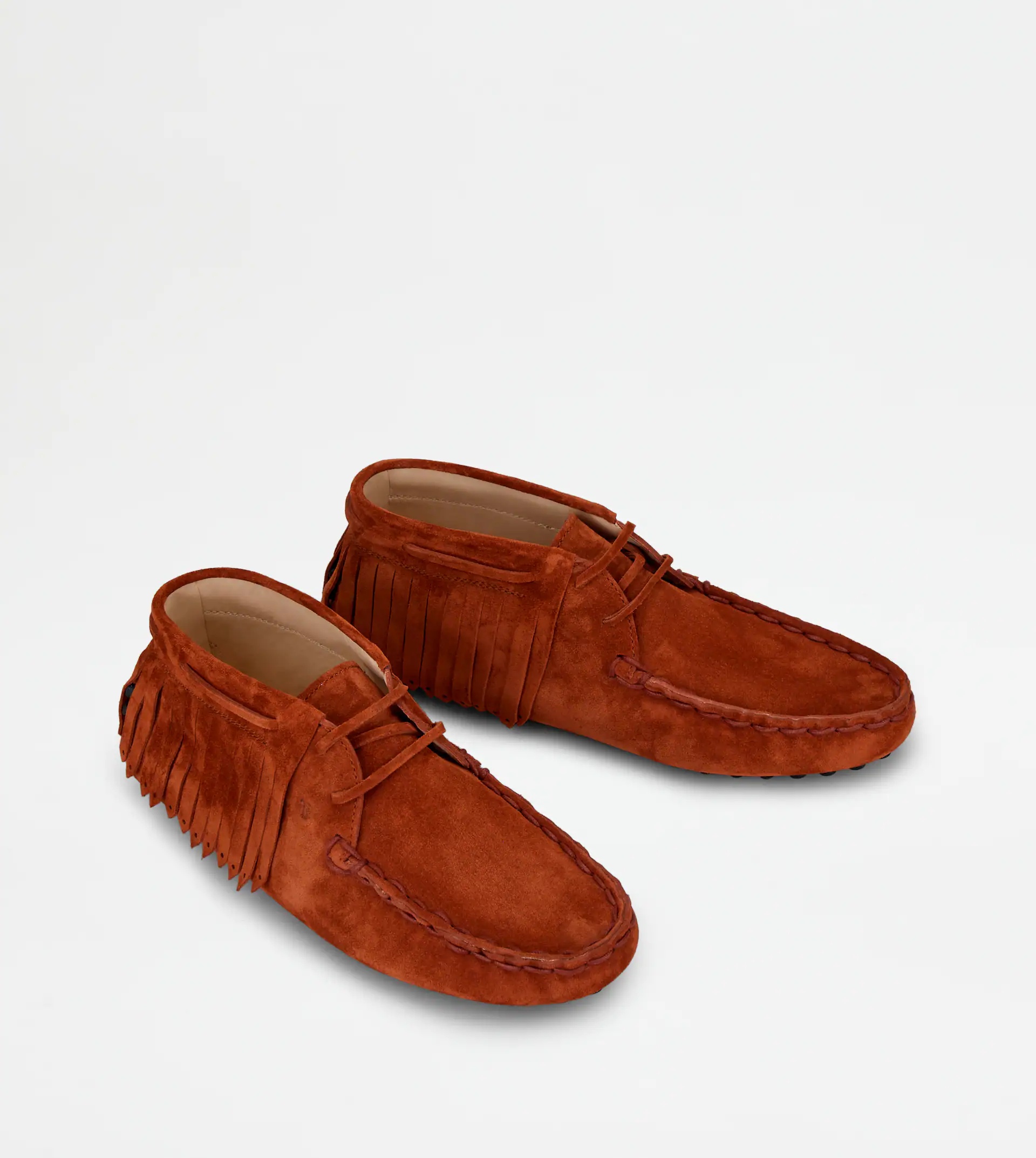 GOMMINO DESERT BOOTS IN SUEDE - ORANGE - 4