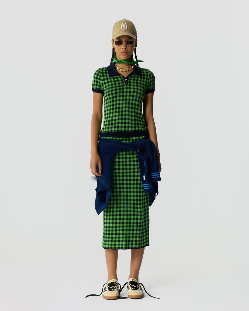 GUEST IN RESIDENCE Gingham Shrunken Polo outlook