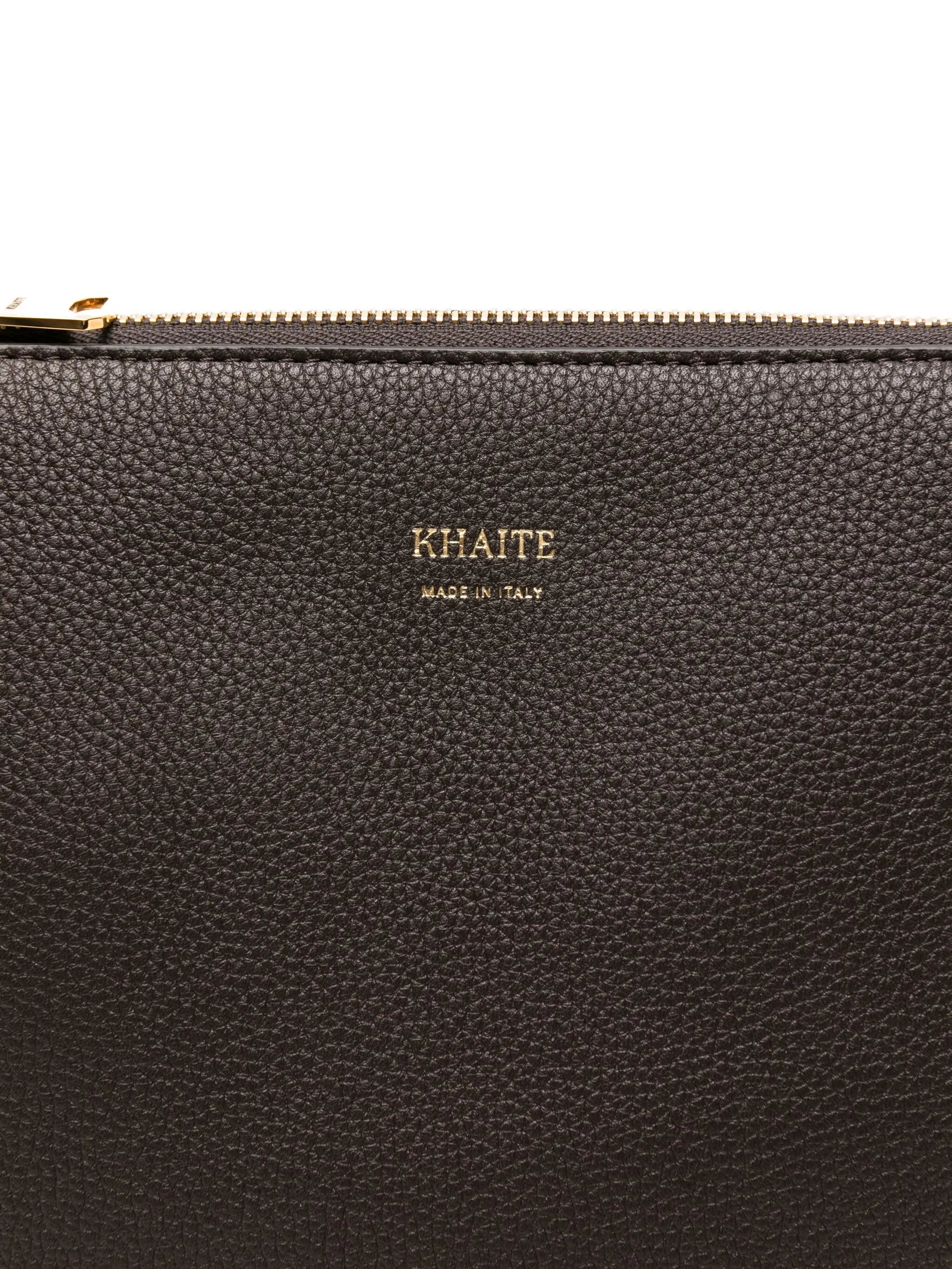 Khaite Lina Zip-top Leather Shoulder Bag - 4