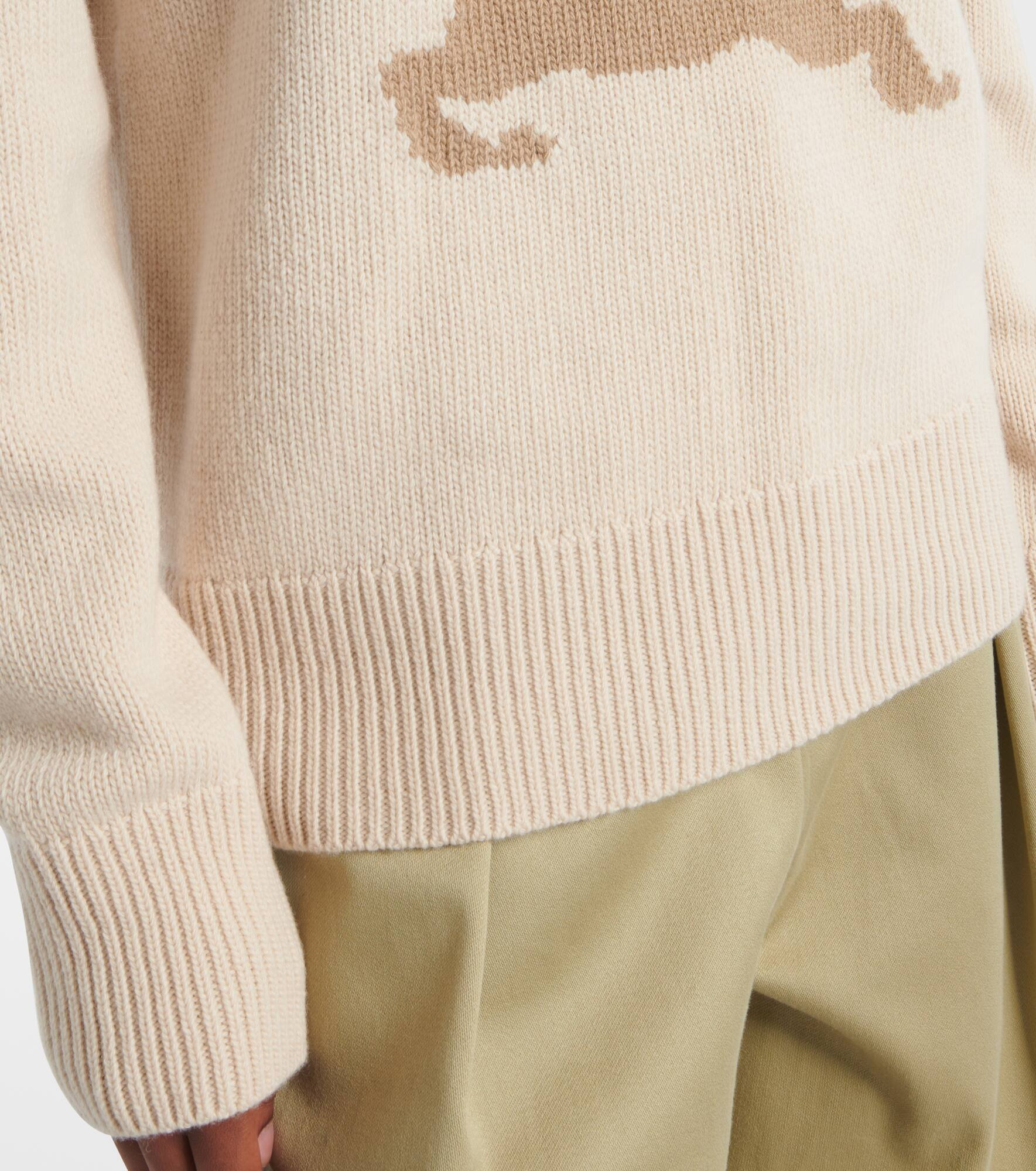 Wool and cashmere sweater - 5