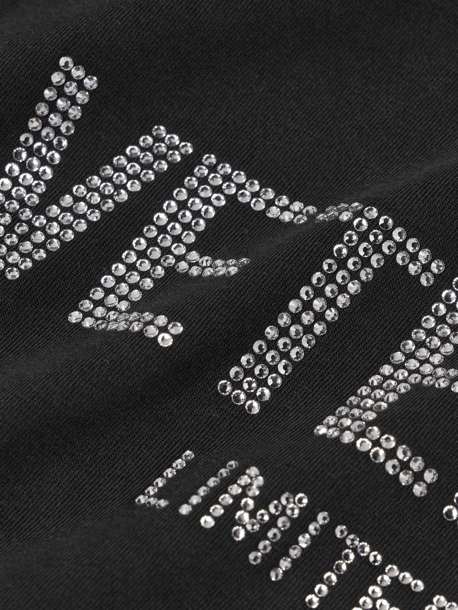 Crystal-Embellished Cotton-Jersey T-Shirt - 5