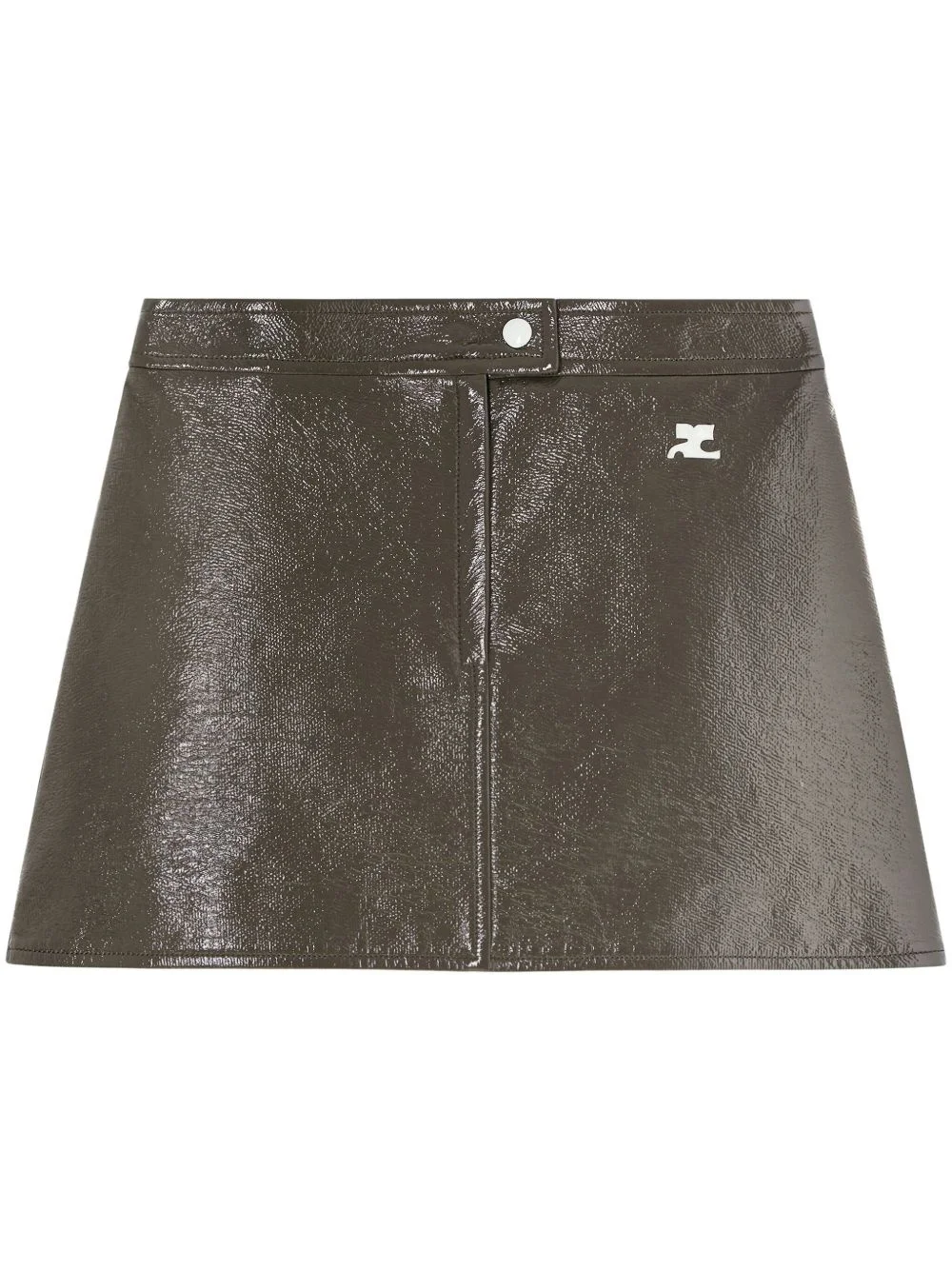 Reedition Vinyl mini skirt - 1
