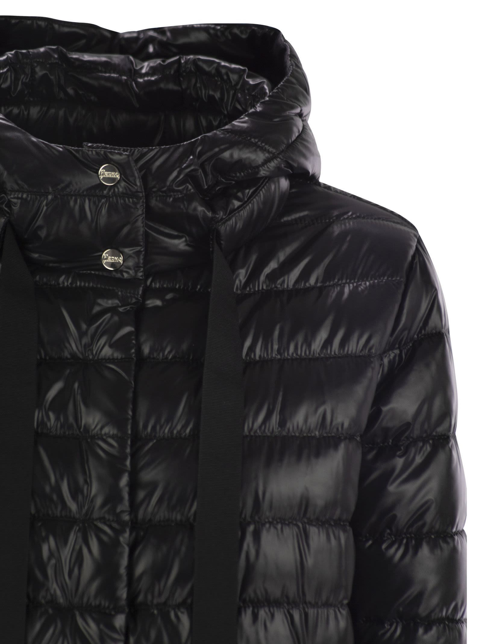 Herno Women Ultralight Nylon Down Jacket - 4