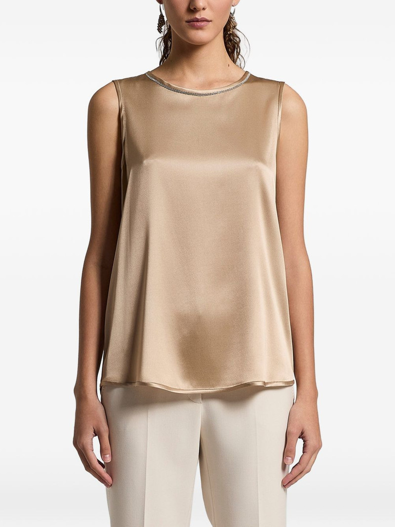embellished-collar sleeveless top 1