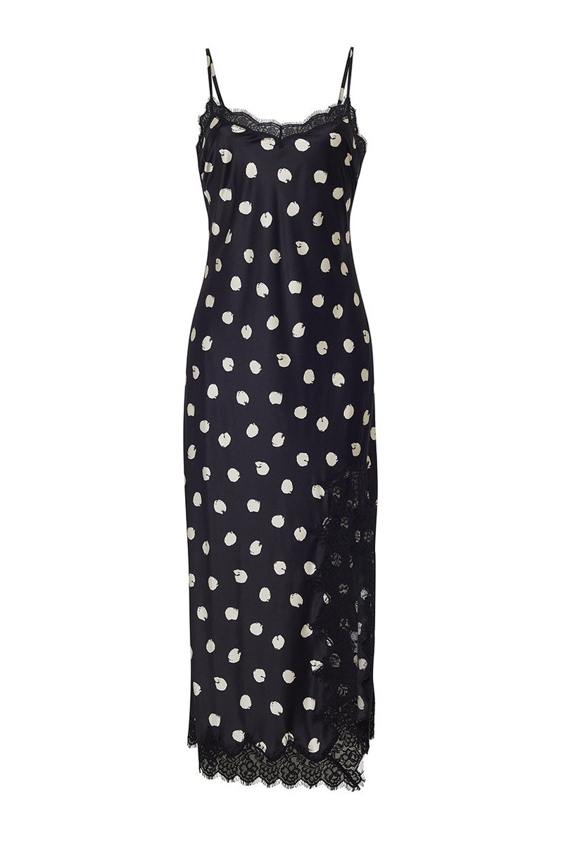 Granada Dress Elegant Silk Slip Dress with Lace Detail 1