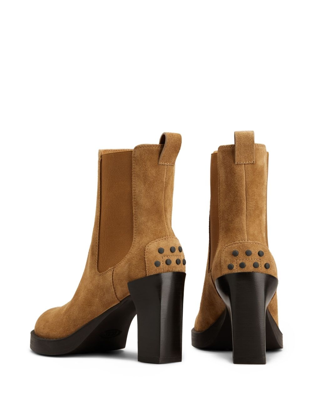 80mm suede Chelsea boots - 3