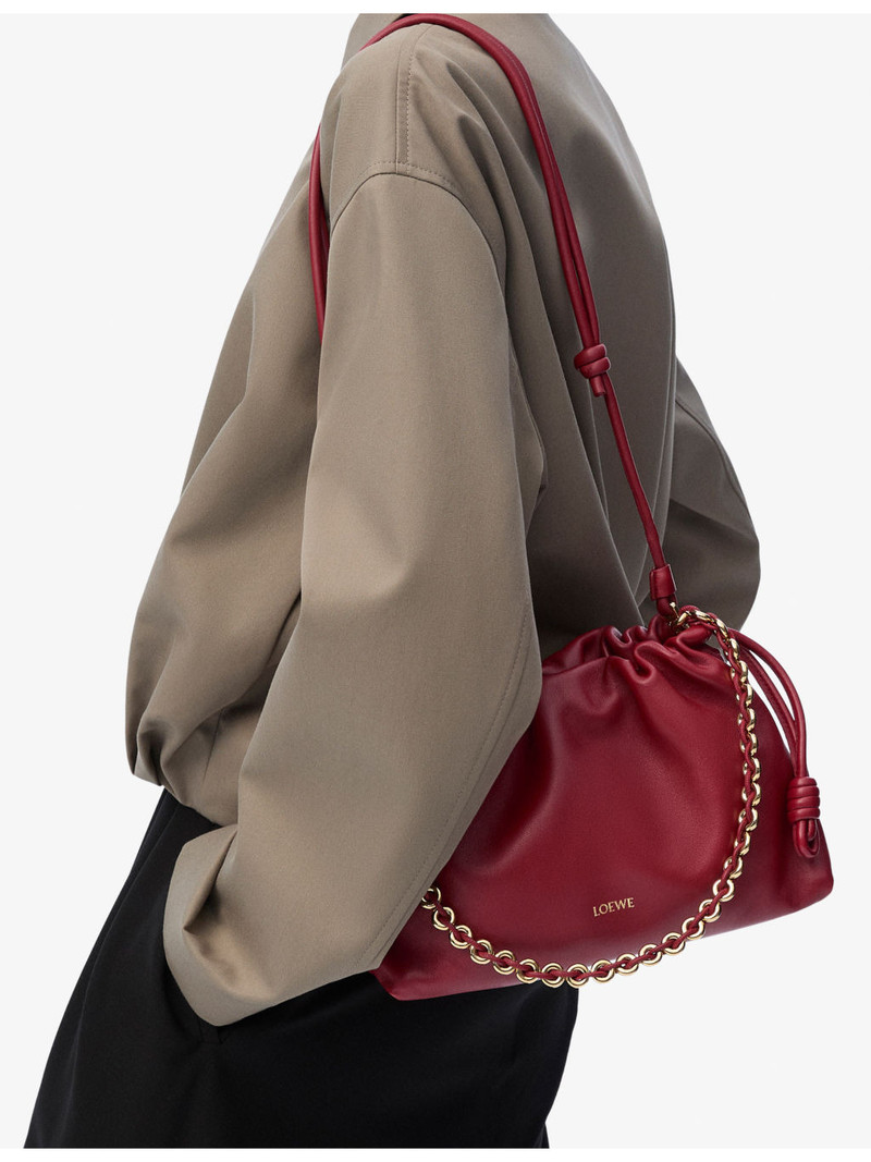 Loewe Flamenco Medium Leather Clutch Bag outlook