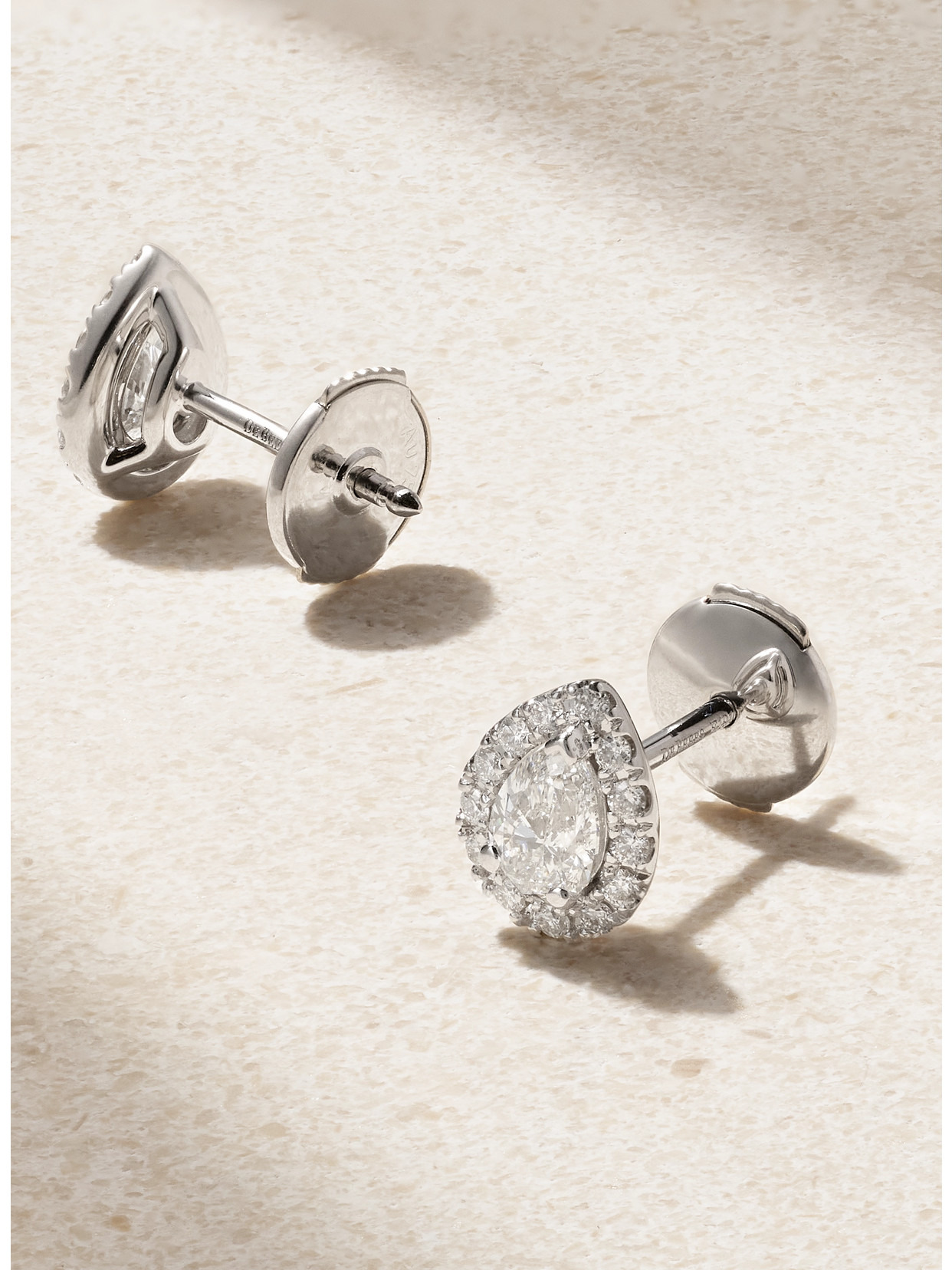 Aura 18-karat White Gold Diamond Earrings - 3
