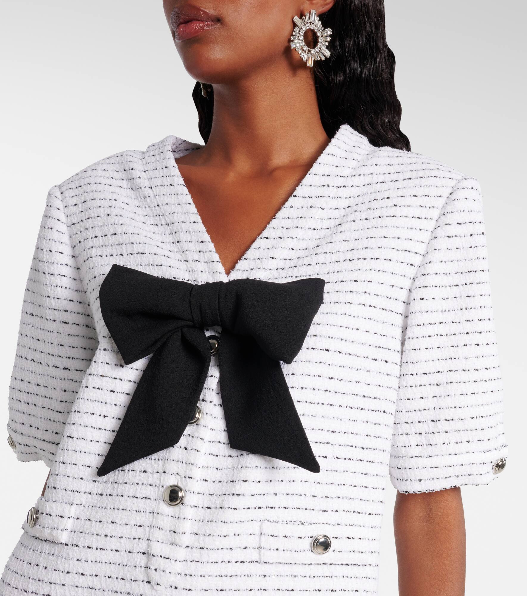 Sequined tweed minidress - 4