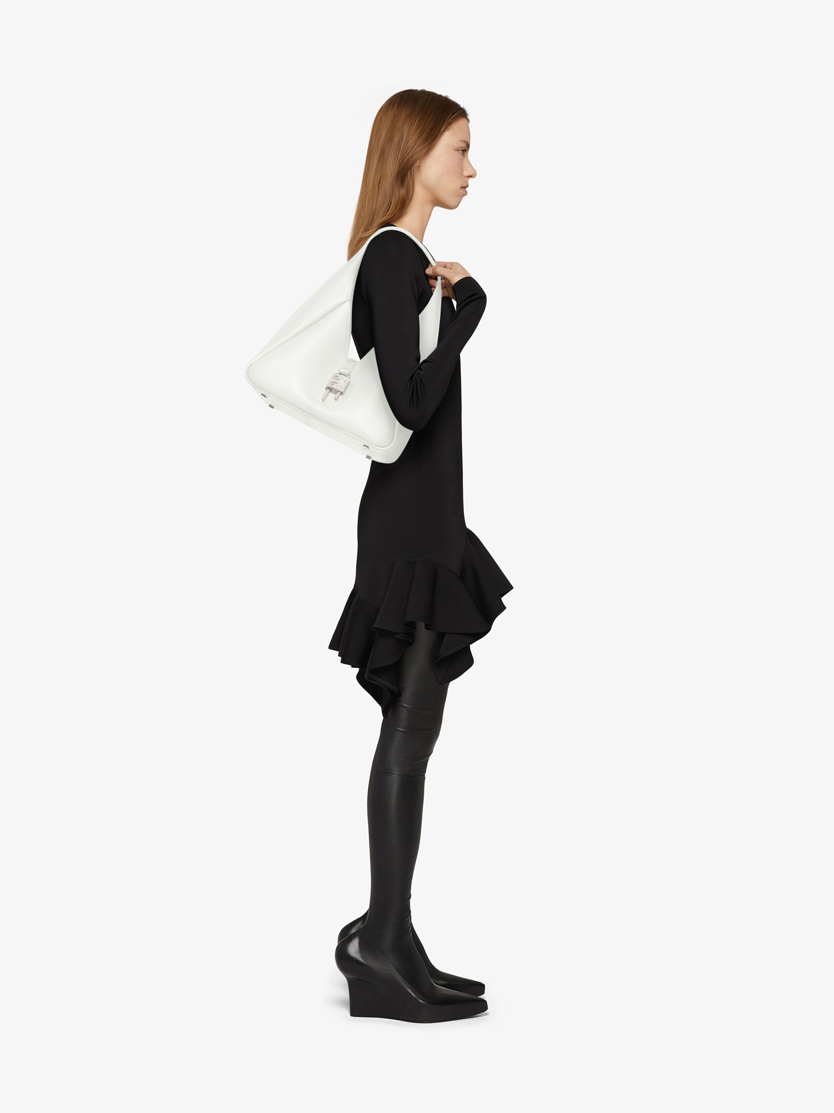 MEDIUM G-HOBO BAG IN SMOOTH LEATHER - 2