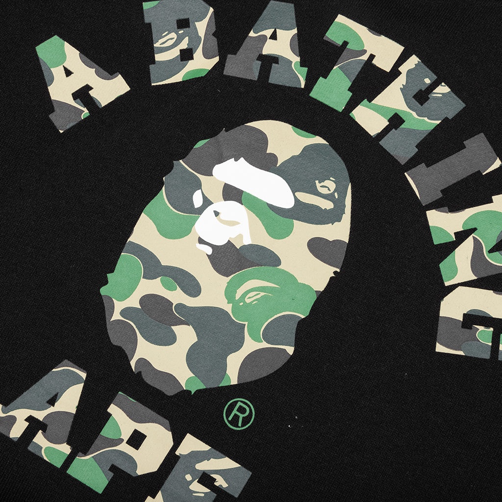 ABC CAMO COLLEGE PULLOVER HOODIE - BLACK - 3