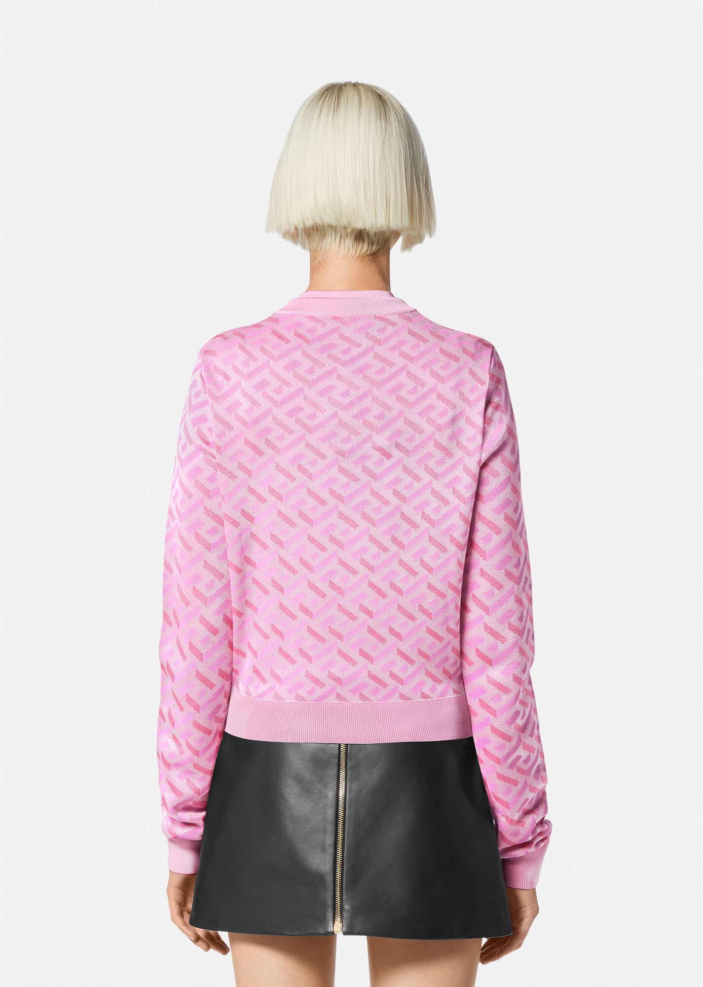 La Greca Jacquard Cardigan - 4