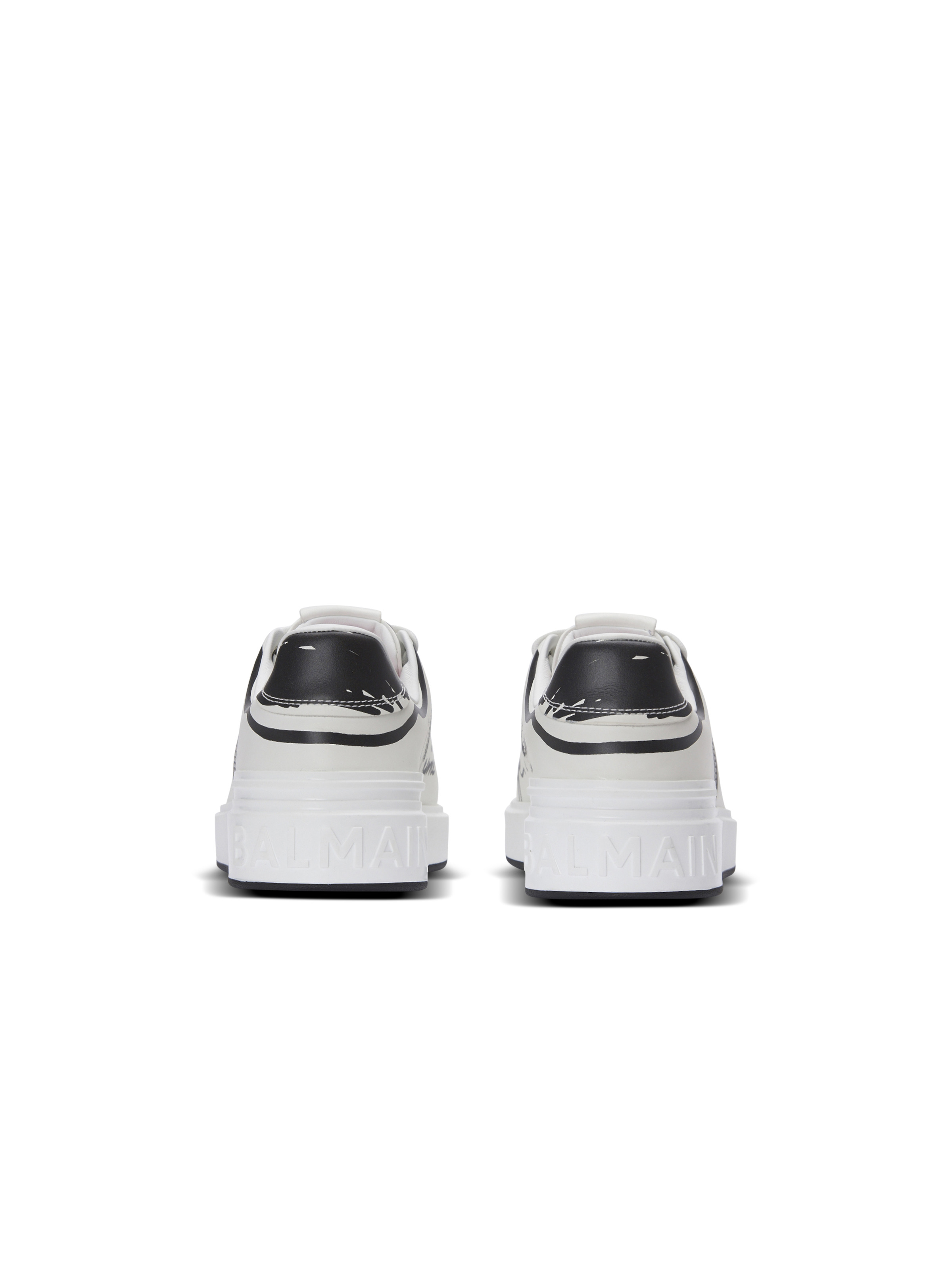 B-Court printed calfskin trainers - 5