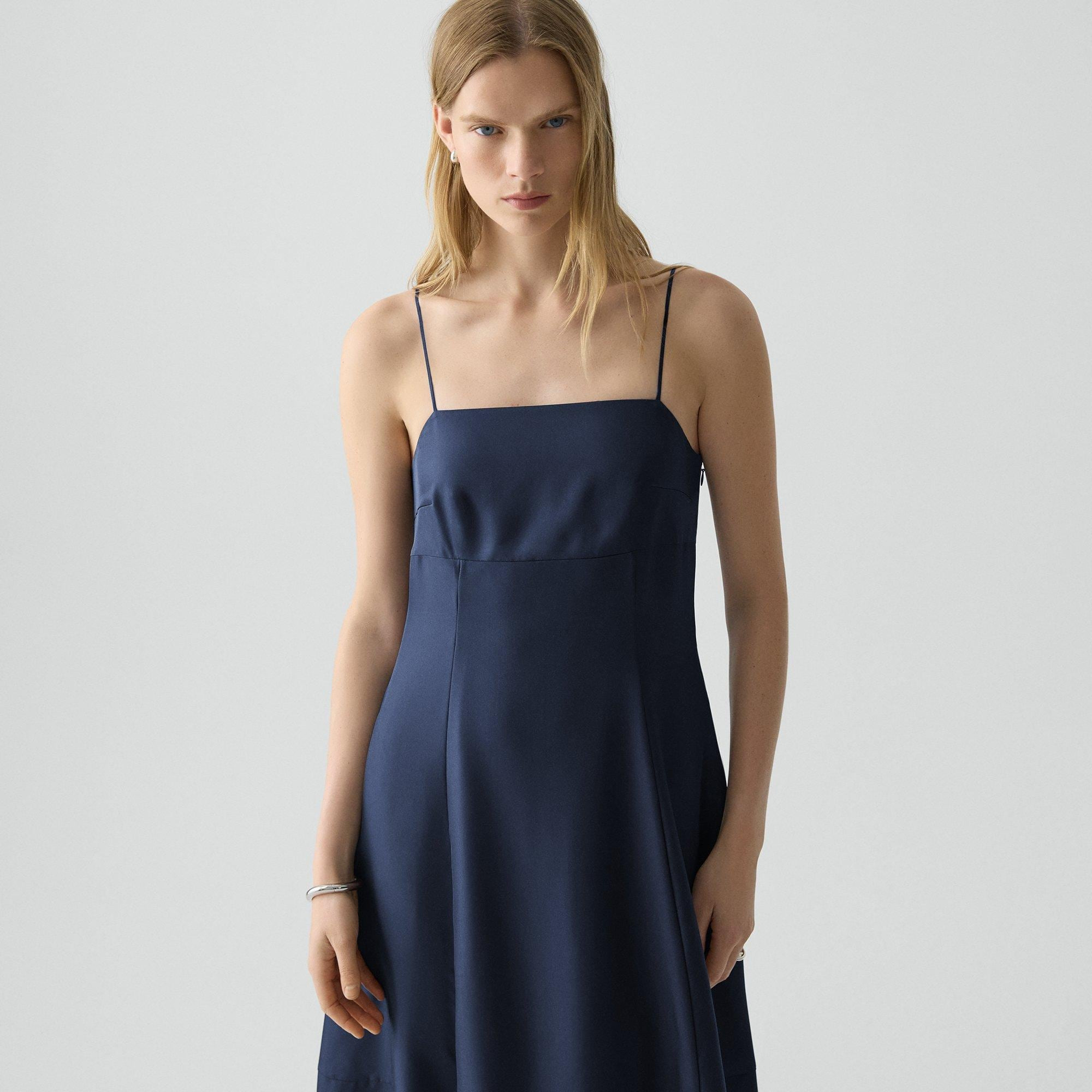 Parachute Dress in Mod Silk Twill - 5