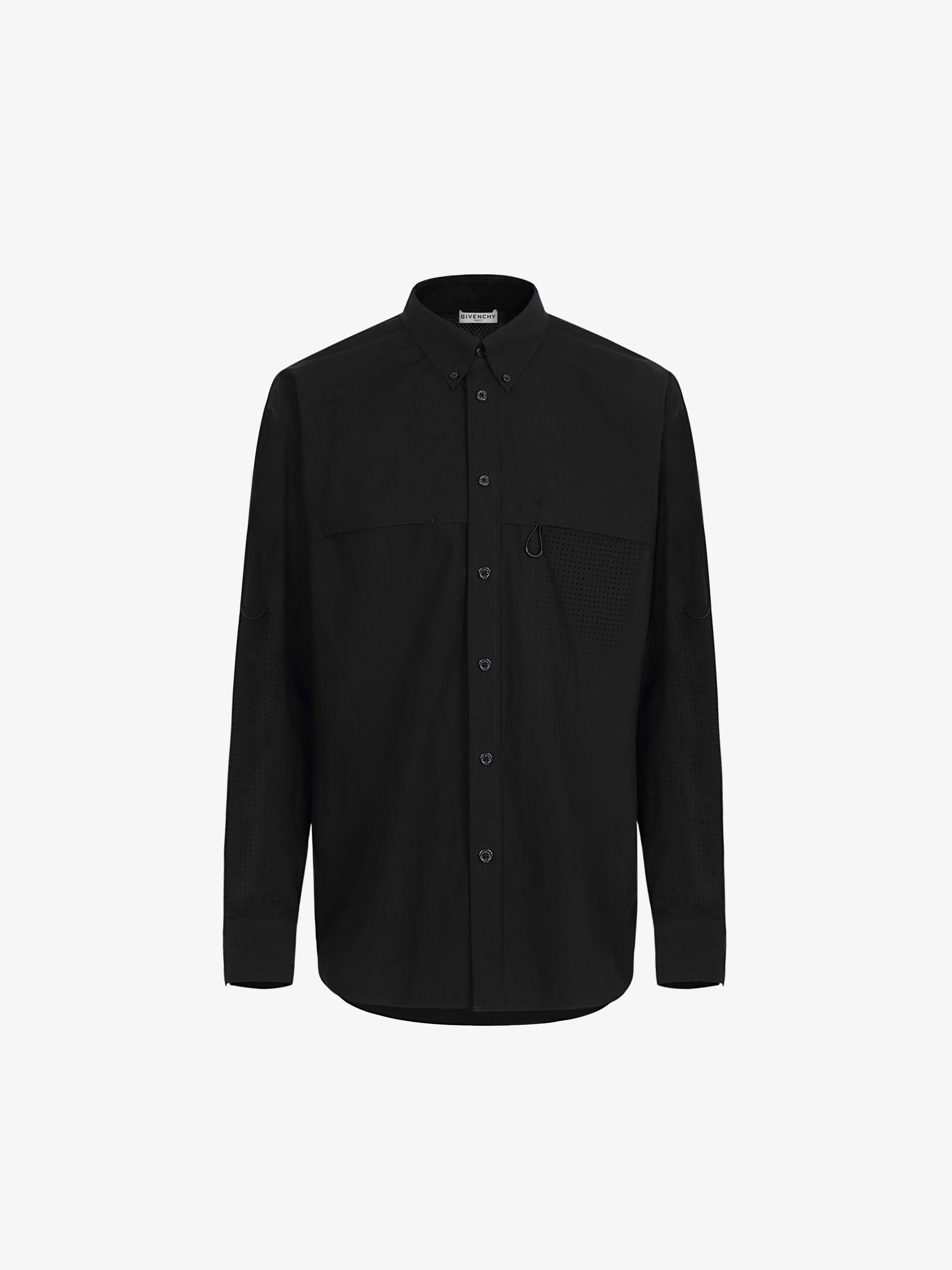 GIVENCHY perforated shirt in cotton - 1