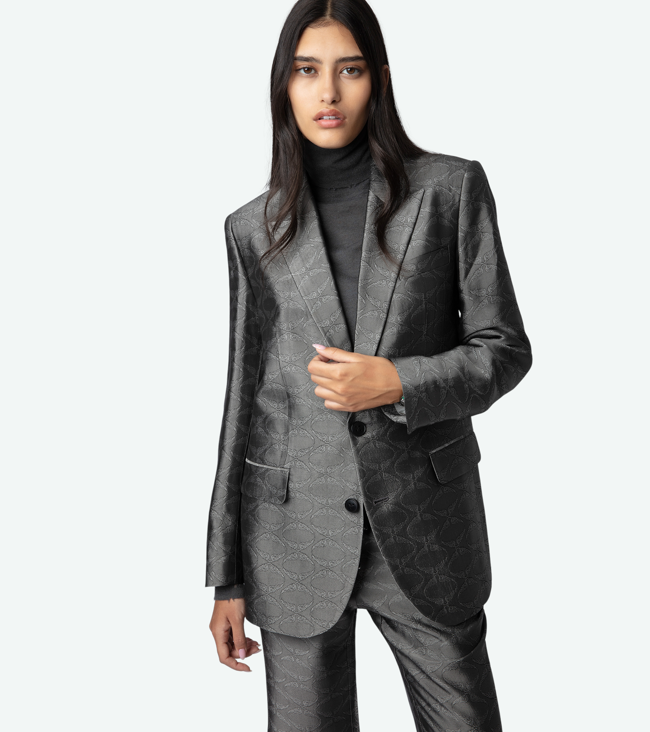 Vegy Jacquard Blazer - 5