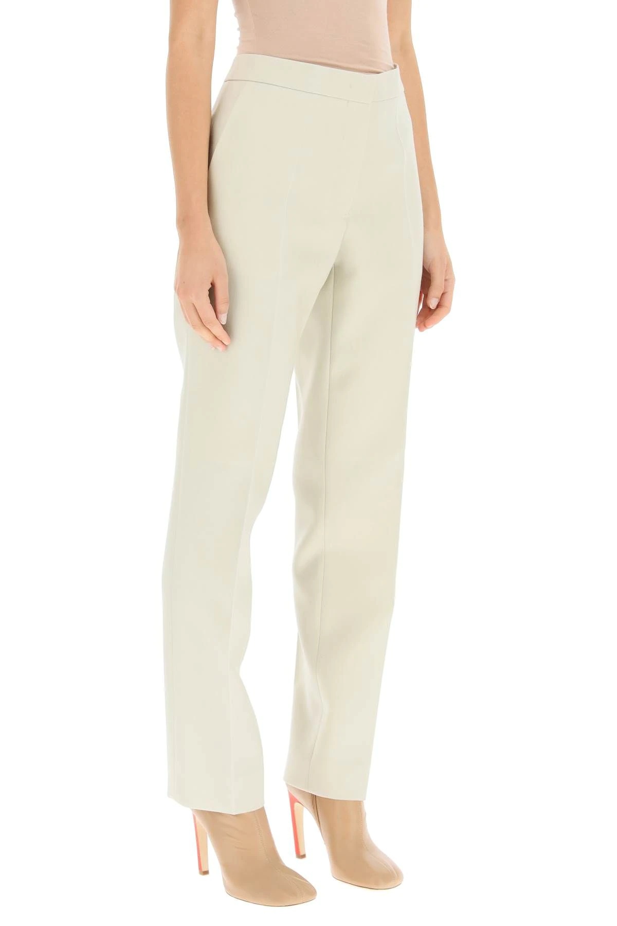 WOOL TWILL TROUSERS - 3