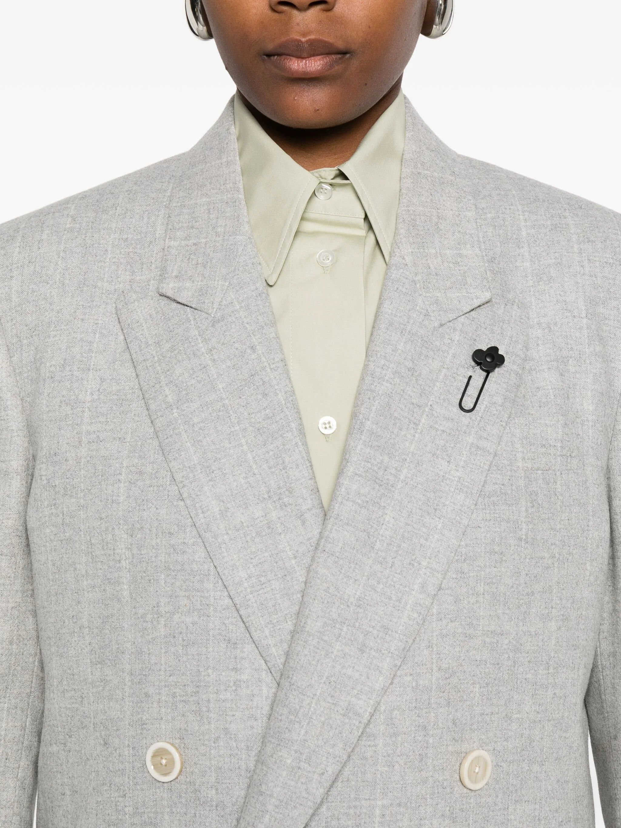 Lardini Double-breasted Blazer - 5